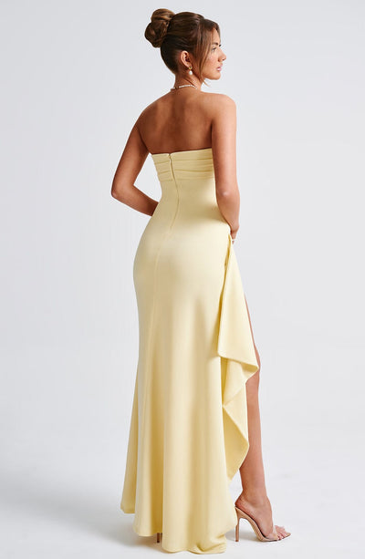 Robe Maxi L’atelier D’amélie Zafira - Citron