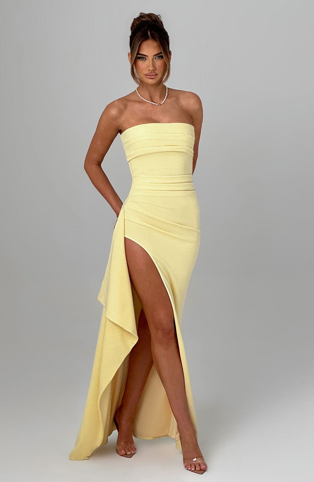 Robe Maxi L’atelier D’amélie Zafira - Citron